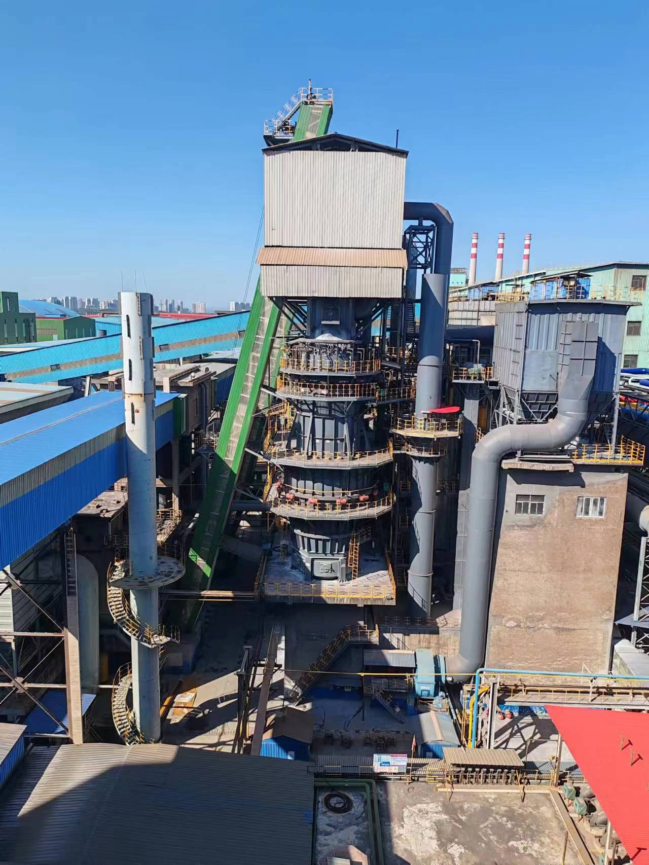 2022 Guangxi Shenglong 600 tpd Bracket Twin Shaft Kiln Proje